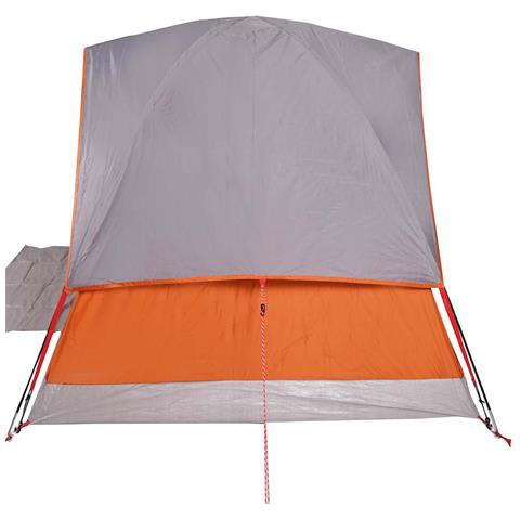 Tenda da Campeggio a Cupola 2 Persone Arancione Impermeabile - Foto 8