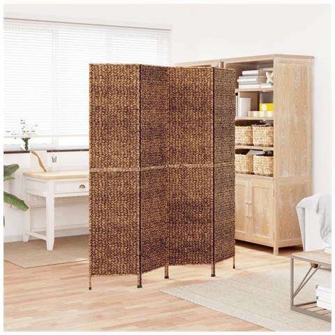 Divisorio Ambienti 4Pannelli Marrone 163x180cm Giacinto d'Acqua - Foto 2