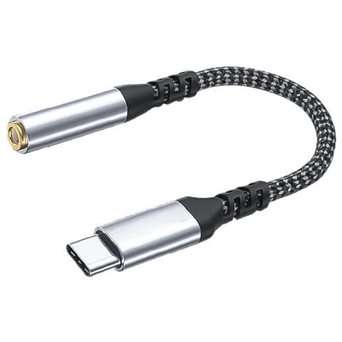 Adattatore Da Type-c A 3.5mm Con Dac Per Audio Di Alta Qualità E Chiamate Grey - Foto 1