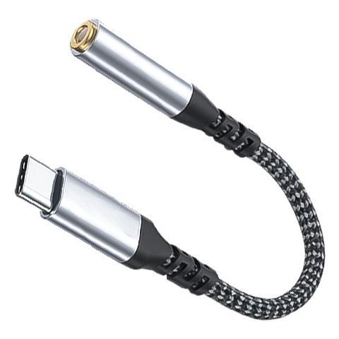 Adattatore Da Type-c A 3.5mm Con Dac Per Audio Di Alta Qualità E Chiamate Grey - Foto 2