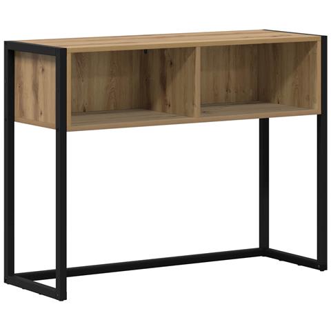 Tavolino Rovere Artigianale 100 x 36 x 75 cm Legno multistrato - Foto 1