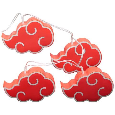 Ghirlanda Luminosa Led Naruto Akatsuki Decorazione Interna 2m, Rosso - Foto 2