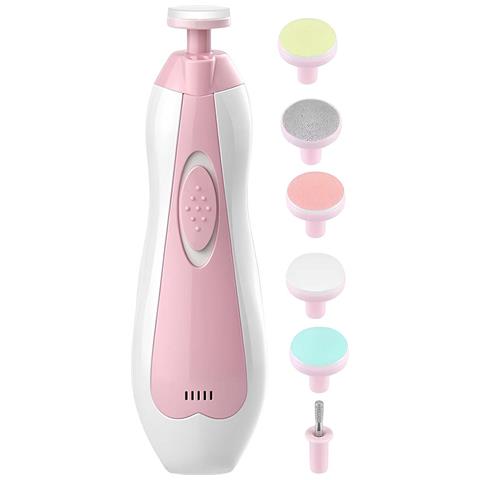 Set Per Manicure Elettrica Rotante Per Neonati Con Led E 6 Punte - Foto 1