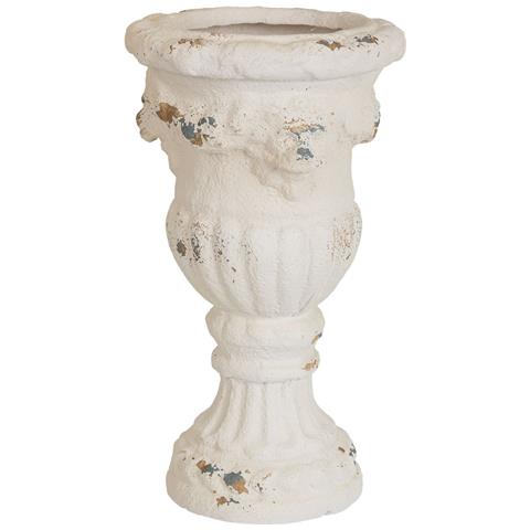 Vaso In Magnesio Bianco 29x29x50h - Foto 1