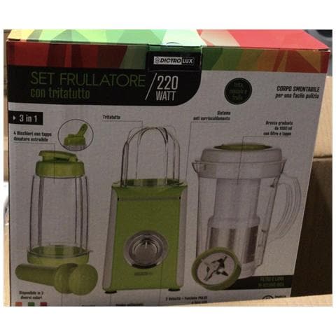 Set Frullatore con tritatutto Potenza 220W Capacità 1 Litri cod 872800 - Foto 1