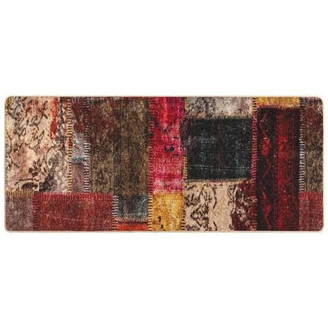Runner Tappeto MARSA Multicolore 200 x 100 cm Poliestere e PVC - Foto 1