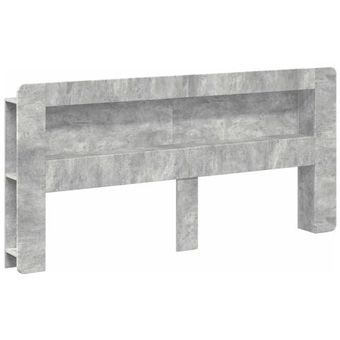 Testata del letto Grigio Cemento Legno ingegnerizzato - Foto 1