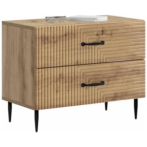 Armadio da Notte Rovere Artigianale 62 x 34,5 x 47,5 cm - Foto 2