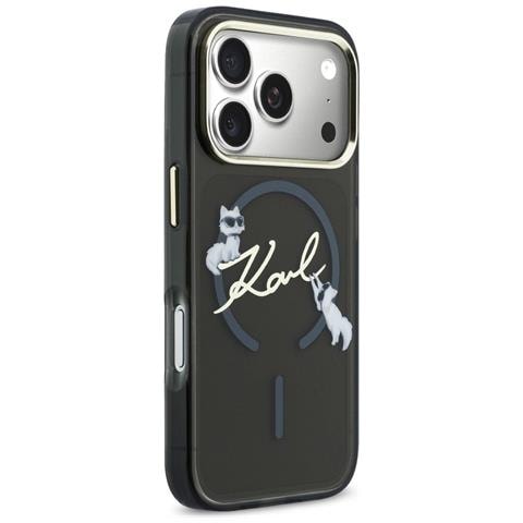 Custodia Per Iphone 17 Pro, Magsafe, Nera Karl Lagerfeld - Foto 1
