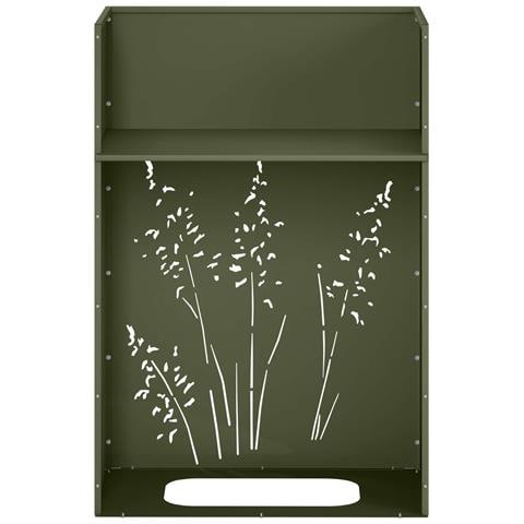Vaso da giardino 2 pz Verde Oliva 50 x 30 x 75 cm - Foto 9