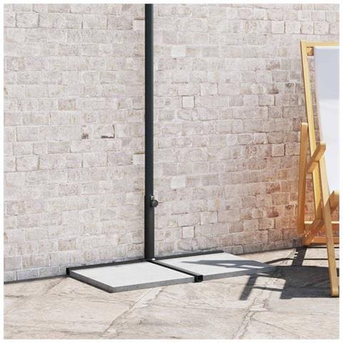 Telaio Base per Parasol a Mezza Nero Acciaio for 32-38 mm Pole - Foto 2