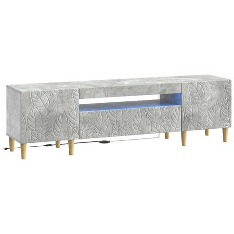 Mobile TV LED Grigio Cemento Legno ingegnerizzato - Foto 1