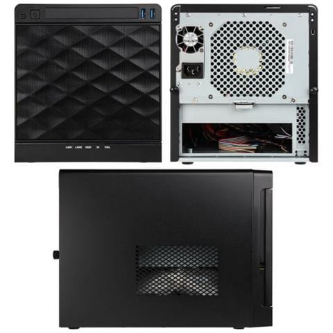 Case PF052 Mini Tower Mini-ITX 2 Porte USB 3.0 Colore Nero  - Foto 4