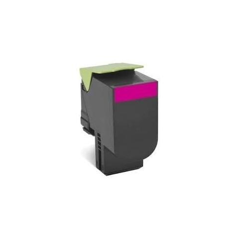 TONER COMPATIBILE -  802sm Magenta Per Lexmark Cx310n Cx310dn Cx410de Cx410dte Cx410e Cx510 80c2sm0 2.000 Pagine - Foto 1