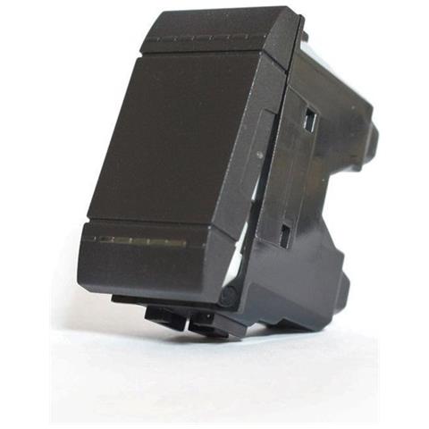 5 Pulsanti Deviatore 1p A Leva Nero 16 A Compatibile Btcino Living - Foto 1