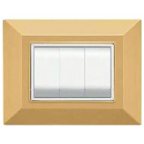 Placca Placchetta Placchette Compatibili Per Serie Axolute Sq Colorate - Oro 3 - Foto 1