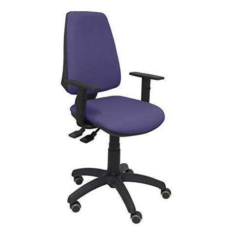 Modello 14s - sedia Da Ufficio Ergonomica Con Meccanismo Fc-1, Regolabile In Altezza E Ruote Parquet - sedile E Schienale Imbottiti In Tessuto Bali (braccioli Regolabili In Altezza) 109x46x46 Cm Arancione - Foto 2