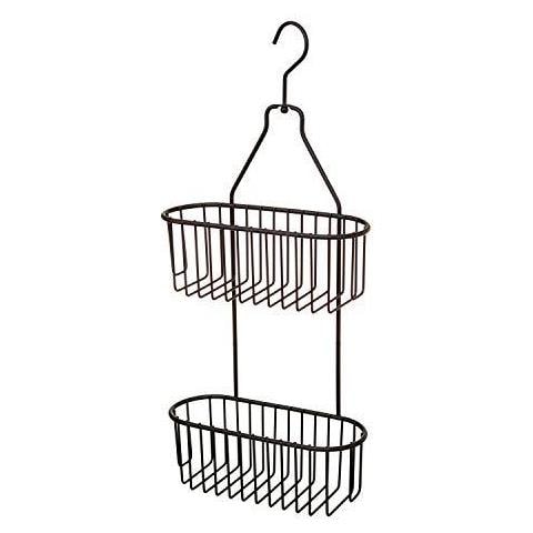 2 Livello Hanging Doccia Caddy - Resistente Alla Ruggine - Nero - Foto 4
