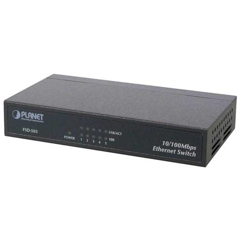 FSD-503, IEEE 802.3, IEEE 802.3u, IEEE 802.3x, 10/100Base-TX, CSMA / CD, Nero, LAN, Status, FCC, CE - Foto 1