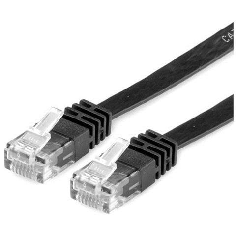 21.99.0820, RJ-45, RJ-45, Maschio / maschio, Cat6a, U / UTP (UTP) , Nero - Foto 1