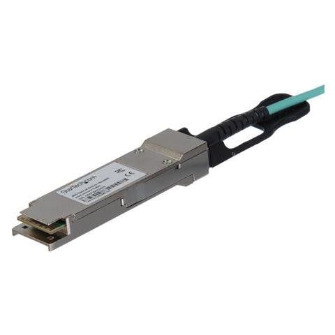 Cavo QSFP+ ottico attivo da 15 m - Compatibile con Cisco QSFP-H40G-AOC15M - Cavo ottico QSFP+ attivo - Cavo AOC 40G - Foto 1