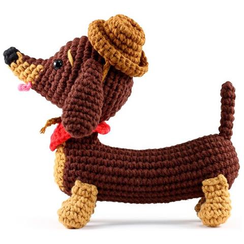 La Mia Scatola Di Peluche All'uncinetto Amigurumi - Bassotto - Foto 1