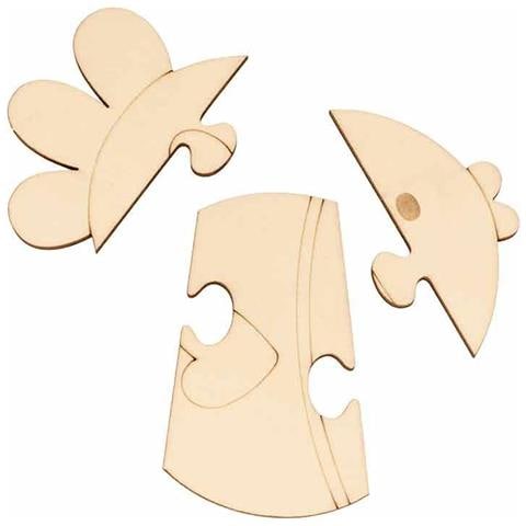 Set Di 4 Puzzle In Legno - Pretty Rhymes - Foto 1