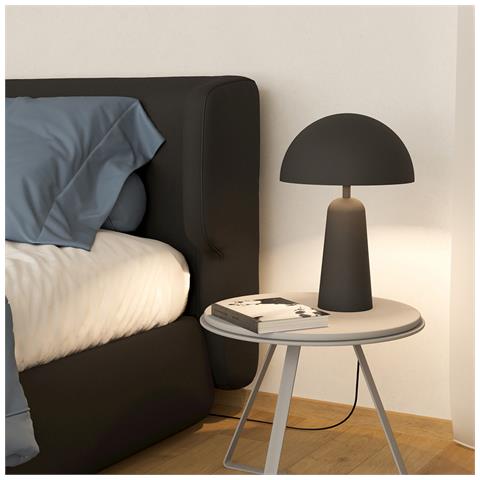 Lampada Da Scrivania Moderna Aranzola 1 Luce Metallo Nero - Foto 1