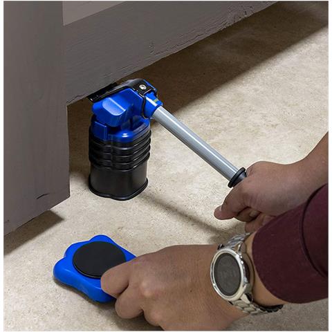 Ruote Sposta Mobili Pesanti Con Asta Cambio Sollevamento Divano Tavolo 1200kg - Foto 5