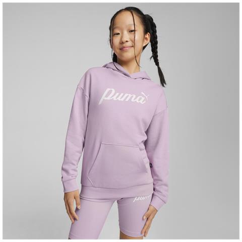 Ess Script Hoodie Tr G 67940360, Bambini, Viola, 128 - Foto 2