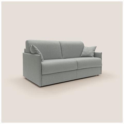 Evans Divano letto matrimoniale in tessuto impermeabile T13 149 cm (mat. 120x197) grigio - Foto 1
