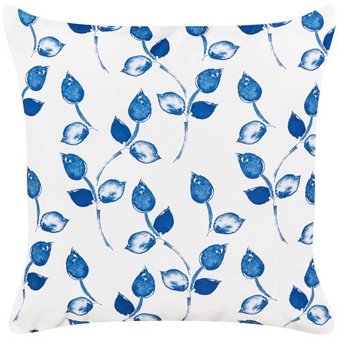 Set Di 2 Cuscini Tessuto Bianco E Blu 45 X 45 Cm Torbora - Foto 7