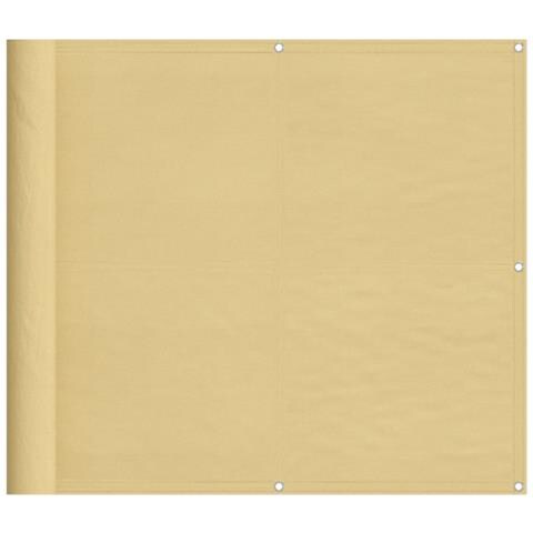 Paravento Da Balcone Sabbia 90x300 Cm 100% Poliestere Oxford - Foto 2