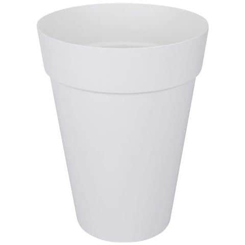 Vaso Da Fiori Rotondo Alto Loft Urban Ø 28 Cm - Bianco - Foto 1