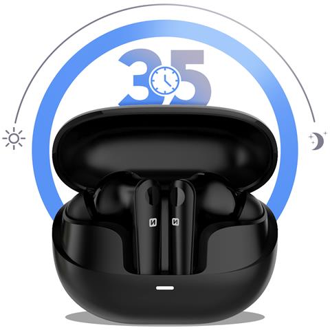 Auricolari Bluetooth A Riduzione Del Rumore Autonomia 35 Ore, Nero - Foto 2