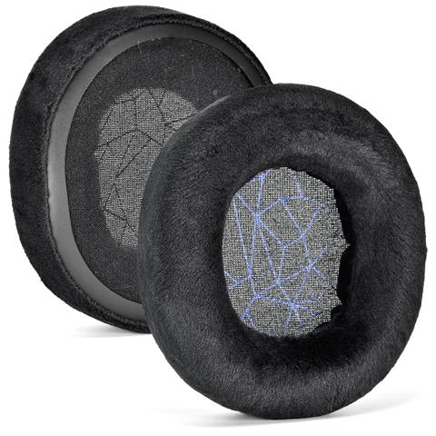 Cuscinetti Auricolari Per Steelseries Arctis Prime / 1/3/5/7/9/9x /pro Morbido Peluche Blue - Foto 2