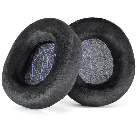 Cuscinetti Auricolari Per Steelseries Arctis Prime / 1/3/5/7/9/9x /pro Morbido Peluche Blue - Foto 3