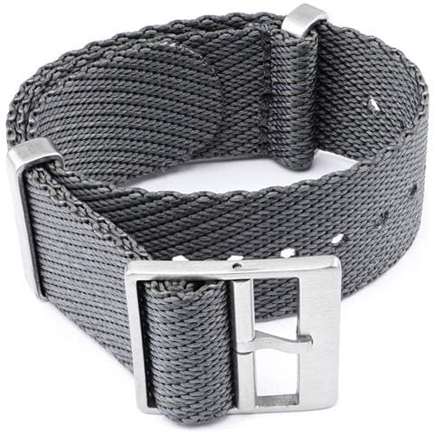Cinturino Per Orologio In Nylon Per Tudor Heritage Black Bay Grey Xl - Foto 3