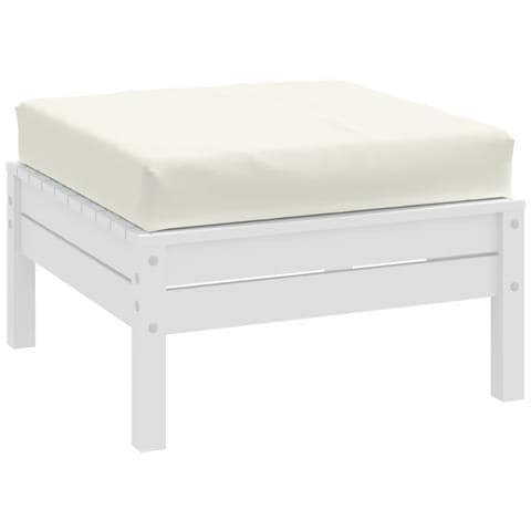 Cuscino Per Pallet Crema Mélange 60x60x10 Cm In Tessuto - Foto 1