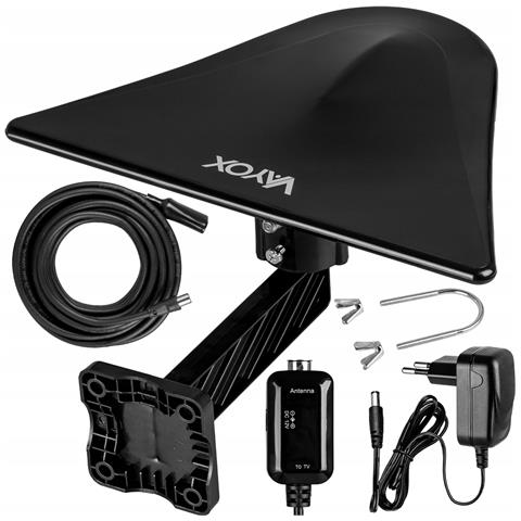 Antenna Esterna Digiactiv 4g Lte Vhf Uhf Va0023 Nero - Foto 1