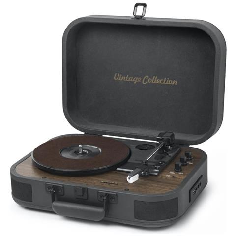 Giradischi MT-207DGB Nero con Altoparlanti - Foto 1