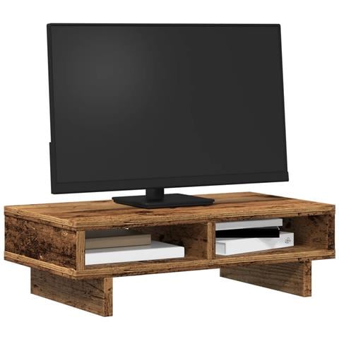 Supporto Per Monitor Legno Vecchio 50x27x15 Cm In Truciolato - Foto 3