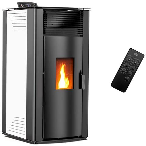 Stufa A Pellet Ad Aria Anita Da 15 Kw Sannover Bianco - Foto 1