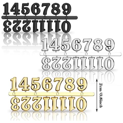Placca Numerica Per Orologio Fai-da-te - Oro Argento Nero - In Scatola - Foto 1
