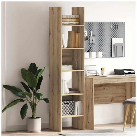 Armadio per Libri rovere artigianale 40 x 35 x 180 cm - Foto 2