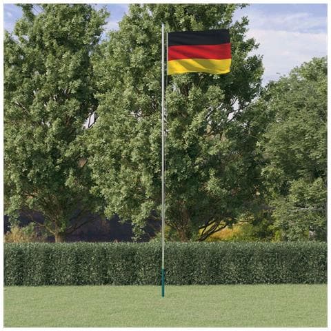 Asta e Bandiera Germania 6,23 m Alluminio - Foto 2