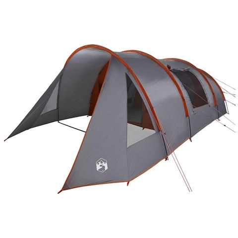 Tenda a tunnel con tetto Grigio e arancione 778 x 356 x 210 cm - Foto 1