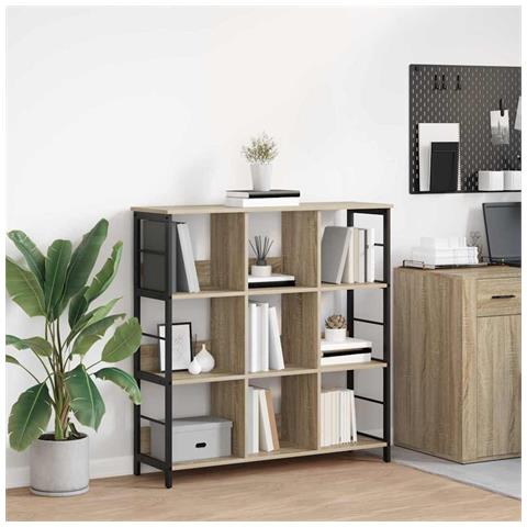 Libreria Rovere Sonoma 102 x 32 x 104,5 cm Legno multistrato - Foto 2