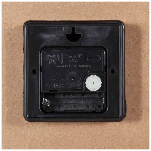 Orologio Da Parete In Legno Bianco D34x2 Cm - Foto 4