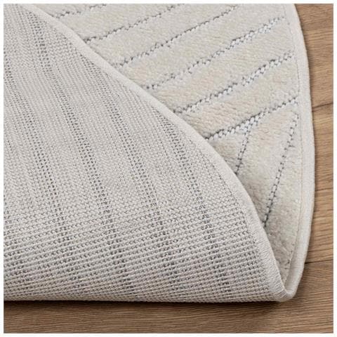 Tappeti per area Rotondo HUARTE Crema Ø 120 CM Poliestere - Foto 2